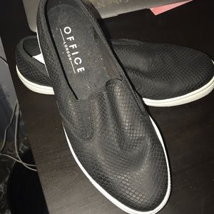 Black Slip On Trainers